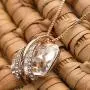 EMESLY 18K Rose Gold Plated Necklace/Earrings; Embellished with Premium Crystals, Nickel & Lead Free, Hypoallergenic Long Lasting Finish; Perfect Jewelry Gift for Women & Girls