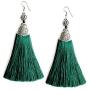 Me&Hz Women Girls Tassel Dangle Earrings Long Fringe Drop Silver Boho Ethnic Earring with Tassels