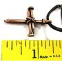 FORGIVEN JEWELRY Antique Nail Cross Necklace in Copper