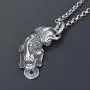 JAJAFOOK Pixiu Pendant Mascot Necklace Lucky and Wealthy Necklace Feng Shui Amulet Animal Pendant