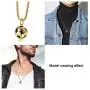 Cupimatch Mens 3D Football Pendant Necklace Chain, Stainless Steel Sports Soccer Ball Charm Necklace Jewelry 24'' Link Cupimatch Mens 3D Football Pendant Necklace Chain, Stainless Steel Sports Soccer Ball Charm Necklace Jewelry 24'' Link