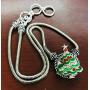 Snap Jewelry Toggle Necklace Silver Plated Length 20'' fits 18-20mm Standard Size Ginger Charms My Prime Gifts