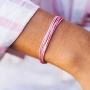 Pura Vida Jewelry Bracelets - 100% Waterproof and Handmade w/Coated Charm, Adjustable Band