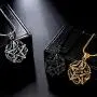Pentagram Star Powerful Pentacle Necklace 316L Stainless Steel Traditional Seal of Solomon Pendant Tetragrammaton Pentacle Eliphas Levis Pentagra Wicca Punk Retro Jewelry Pentagram Star Powerful Pentacle Necklace 316L Stainless Steel Traditional Seal of Solomon Pendant Tetragrammaton Pentacle Eliphas Levis Pentagra Wicca Punk Retro Jewelry
