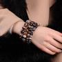 Jan&Dee Natural Semi-Precious Gemstone Healing Power Sardonyx Agate Crystal Bracelet