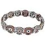 PammyJ Western Tri-Tone Faux 12 Gauge Shotgun Shell Stretch Bracelet PammyJ Western Tri-Tone Faux 12 Gauge Shotgun Shell Stretch Bracelet