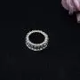 HSQYJ Rainbow Baguette Band Ring Eternity Band Cubic Zirconia Ring Gold Plated Fashion Luxury Jewelry Crystal Cocktail Rings for Women Girl Gift HSQYJ Rainbow Baguette Band Ring Eternity Band Cubic Zirconia Ring Gold Plated Fashion Luxury Jewelry Crystal Cocktail Rings for Women Girl Gift