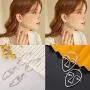 Hanpabum 13pairs Face Statement Earrings Hollow Face Hand Shaped Drop Dangle Earrings Set Platinum/Gold Plated Punk Style Jewelry Hanpabum 13pairs Face Statement Earrings Hollow Face Hand Shaped Drop Dangle Earrings Set Platinum/Gold Plated Punk Style Jewelry