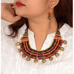 Zephyrr Original Tibetan Beads Necklace Set for Women Statement Handmade Fashion Boho Jewelry
