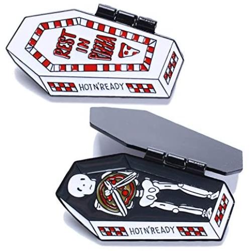 Wentur Halloween Enamel Lapel Pin Set - Spooky Skeleton Lapel Pin - Horror Goth Enamel Pin for Halloween - Funny Enamel Pin Set for Backpacks Clothes Hat Decoration