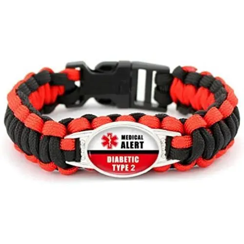 Beydodo Medical Id Bracelet Diabetes Medical Alert Bracelet Nylon Diabetic Medical Signs for Camping Beydodo Medical Id Bracelet Diabetes Medical Alert Bracelet Nylon Diabetic Medical Signs for Camping