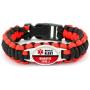 Beydodo Medical Id Bracelet Diabetes Medical Alert Bracelet Nylon Diabetic Medical Signs for Camping