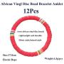 BOMAIL 12 Pcs Heishi Surfer Bracelets African Vinyl Disc 6mm Beads Polymer Clay Rainbow Bracelet Elastic Rope Bracelet Set Summer Beach Jewelry for Women Girls