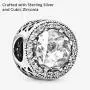 Pandora Jewelry Sparkling Clear Cubic Zirconia Charm in Sterling Silver