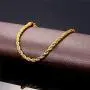 U7 Rope/Wheat Chain Necklace, 18k Real Gold Plated Strong Link with Lobster Claw Clasp, Color Silver/Black/Gold, Width 1.5/3/6/9MM,Length 18-30 Inch Replacement Chains for Pendant,Gift Packed U7 Rope/Wheat Chain Necklace, 18k Real Gold Plated Strong Link with Lobster Claw Clasp, Color Silver/Black/Gold, Width 1.5/3/6/9MM,Length 18-30 Inch Replacement Chains for Pendant,Gift Packed