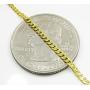 10K Yellow Gold 2mm Curb Chain Necklace, 16'' - 30''