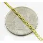 14K Solid Gold 2.5MM Curb Chain Necklace With Lobster Clasp, 16'' - 30''