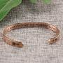 MEMGIFT Rose Gold Bracelets for Women Inspirational Cuff Bagnle Stainless Steel Jewelry Christmas Birthday Gifts for Her Funny Secret Message