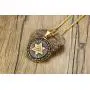 MEALGUET Gold Plated Stainless Steel The All-Seeing-Eye Illuminati Eye of Providence Pyramid Pendant Necklace with 24'' Chain MEALGUET Gold Plated Stainless Steel The All-Seeing-Eye Illuminati Eye of Providence Pyramid Pendant Necklace with 24'' Chain