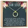 Dear Ava Sisters Gift Necklace: Sister Birthday Gift, Big Sister Gift, 2 Linked Circles (Gold-Plated-Brass, NA) Dear Ava Sisters Gift Necklace: Sister Birthday Gift, Big Sister Gift, 2 Linked Circles (Gold-Plated-Brass, NA)