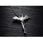 Godyce Dragon Sword Pendant Necklace Stainless Steel Men Vintage Jewelry