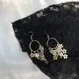 Colorful Tassel Long Dangle Earrings for Women Girls, Exquisite Big Hoop Fairy Flowers Stud Earrings Colorful Tassel Long Dangle Earrings for Women Girls, Exquisite Big Hoop Fairy Flowers Stud Earrings