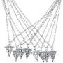 Lux Accessories BFF Best Friends Forever Pizza Pie Slice Necklace Set (8PC) Lux Accessories BFF Best Friends Forever Pizza Pie Slice Necklace Set (8PC)