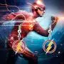 WSNANG Superhero Round Flash Lightning Earrings Dc Comics The Flash Superhero Jewelry Flash Fans Gift for Her