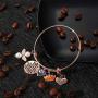 Yaomiao Inspirational Cuff Bangle Bracelet Engraved Relationship Bracelet Whenever You Feel Overwhelmed Remember Whose Straighten Your Crown Bracelet for Women Girls