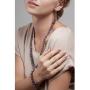 GlassOfVenice Murano Glass Sommerso Bracelet - Navy Blue