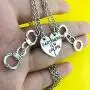 AMOR SPES Partners in Crime Necklace for 2 Best Friends Gifts Friendship Jewelry Heart Charms Couples for Valentine AMOR SPES Partners in Crime Necklace for 2 Best Friends Gifts Friendship Jewelry Heart Charms Couples for Valentine