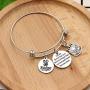 KENYG 13th 16th 18th 21st 30th 35th 40th 45th 50th 55th 60th 65th Silver Charm Women Bracelets Bangles Anniversary Birthday Business Inspirational Jewelry