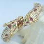 Unique Animal Giraffe Bracelet Bangle Cuff Clear Austrian Crystal