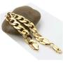 Real Gold Bracelet Mens Or Womens | 9mm Diamond Cut Cuban Link | 2X More Pure 24k Gold Plating Than Other Cheap Fashion Jewelry - The Look & Feel of Pure Solid Gold - 8 '' & 9 inch USA Made!