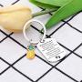 BAUNA IVF Infertility Jewelry Fertility Prayers Key Chain I Hope That All Your Dreams Come True IVF Pregnant Wish Gift