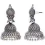Aheli Antique Oxidized Vintage Boho Bohemian Jhumki Jhmuka Earrings Indian Bollywood Ethnic Wedding Fashion Tribal Jewelry for Women