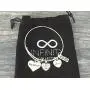 Infinity Collection Big Sister Bangle Bracelet for Women- Sister Jewelry- Big Sister Charm Bangle Bracelet, Big Sister Gifts for Women