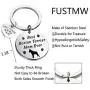 FUSTMW Dog Owner Gifts Best Boxer, Boston Terrier, Golden Retriever Mom Ever Keychain Gift Dog Lover Gifts Paw Print Jewelry Animal Pet Owner Rescue Gift