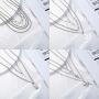 Finrezio 4Pcs Layered Chain Necklaces Set for Women Men Punk Heart Cuban Chunky Chain Necklace Statement Butterfly Lock Key Pendant Necklace