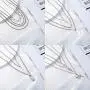 Finrezio 4Pcs Layered Chain Necklaces Set for Women Men Punk Heart Cuban Chunky Chain Necklace Statement Butterfly Lock Key Pendant Necklace
