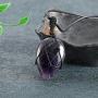 Top Plaza Natural Healing Crystals Teardrop Gemstone Necklace Adjustable Wrapped Stone Pendant Necklaces Reiki Quartz Jewelry for Mens Womens