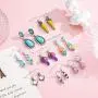 12 Pair Crystal Drop Dangle Earrings for Women Girls Fashion Jewelry Cubic Zirconia Teardrop Earrings Set Birthday Christmas Gifts 12 Pair Crystal Drop Dangle Earrings for Women Girls Fashion Jewelry Cubic Zirconia Teardrop Earrings Set Birthday Christmas Gifts