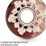 Pandora Jewelry Murano Glass and Leaves Pandora Rose Charm