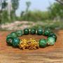 YGLINE 7 Chakra Stone Bead Bracelets Yoga Reiki Healing Crystals Gemstone Beaded Bracelet Friendship Inspirational Charm Bracelet for Women Men