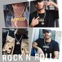 GoldChic Jewelry Customized Iced Out Bubble Pendant Gold Plated Initial Letter Pendant Necklace,18K Gold Plated Alphabet Charm Men Women Hip Hop Jewelry A to Z