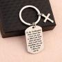 Goddaughter Keychain Goddaughter Gift from Godmother Goddaughter Christening Gifts Jewelry Never Forget That I Love You