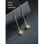 18K Real Gold Tiny Threader Earrings for women, Yellow Gold 4mm Dangle Star Earrings Ear Line Hypoallergenic Jewelry for Her, Mom, Wife, Girls, Teens 18K Real Gold Tiny Threader Earrings for women, Yellow Gold 4mm Dangle Star Earrings Ear Line Hypoallergenic Jewelry for Her, Mom, Wife, Girls, Teens
