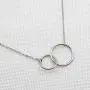 IDLAN Mom to Be Gift Pregnancy Gift New Mom Gift Expectant Mother Necklace 2 Interlocking Infinity Circles Necklace IDLAN Mom to Be Gift Pregnancy Gift New Mom Gift Expectant Mother Necklace 2 Interlocking Infinity Circles Necklace