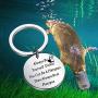BEKECH Platypus Lovers Gift Always Be Yourself Unless You Can Be A Platypus Then Always Be A Platypus Keychain for Animal Lovers Duck Billed Platypus Lovers