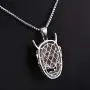 VANAXIN Devil Skull Pendant Necklace Evil Mask for Men Women AAA Iced Out CZ Inlay Jewelry Punk Hip Hop